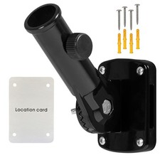 NQ Flag Pole Holder Adjustable, Flag Pole Bracket for Outside House Heavy Dut...
