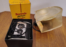 Brownie Reflex Synchro Model Camera VTG Eastman Kodak USA plus Flash - UNTESTED