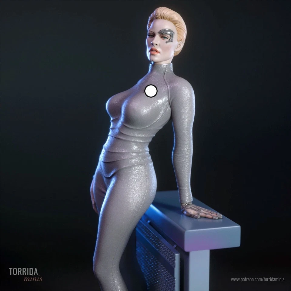 Sci-fi Woman 1/8 1/6 1/4 1/3 3D Print Model Kit Unpainted Unassembled 2 Ver NSFW - Image 2 of 4