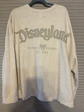 Disneyland Resort D Logo Adult 3X Pullover Sweatshirt Heather Gray New