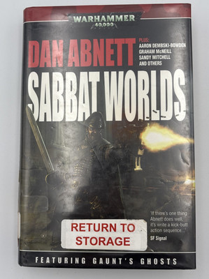 Sabbat Worlds Anthology (Warhammer 40000) By Dan Abnett 1rst edition ex libris