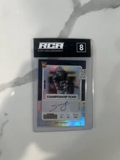 2021 Panini Contenders Championship Variation Auto Simi Fehoko 6/25 #141 RCA 8