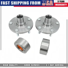 Front Wheel Hub & Bearing Kit (PAIR) For Toyota Rav4 1996-2000 US Stock