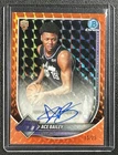 ACE BAILEY 2025-26 BOWMAN CHROME AUTO ORANGE GEOMETRIC REFRACTOR ROOKIE RC 15/25