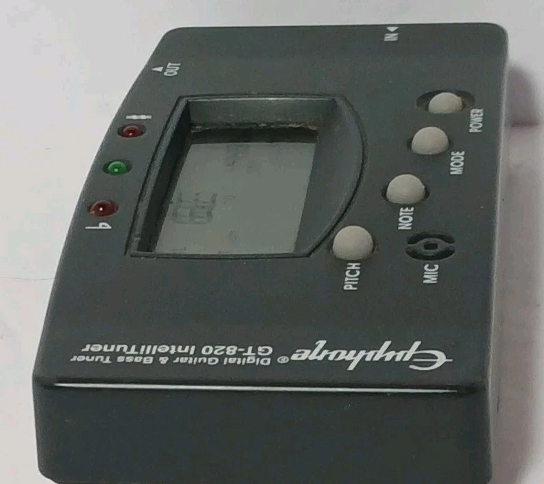 Цифровая гитара и бас-тюнер Epiphone GT-820 Intellituner протестированы [B17] - Изображение 2 из 4