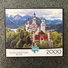 Neuschwanstein Castle Bavaria 2000 Pc Buffalo Jigsaw Puzzle w/Poster- NIB