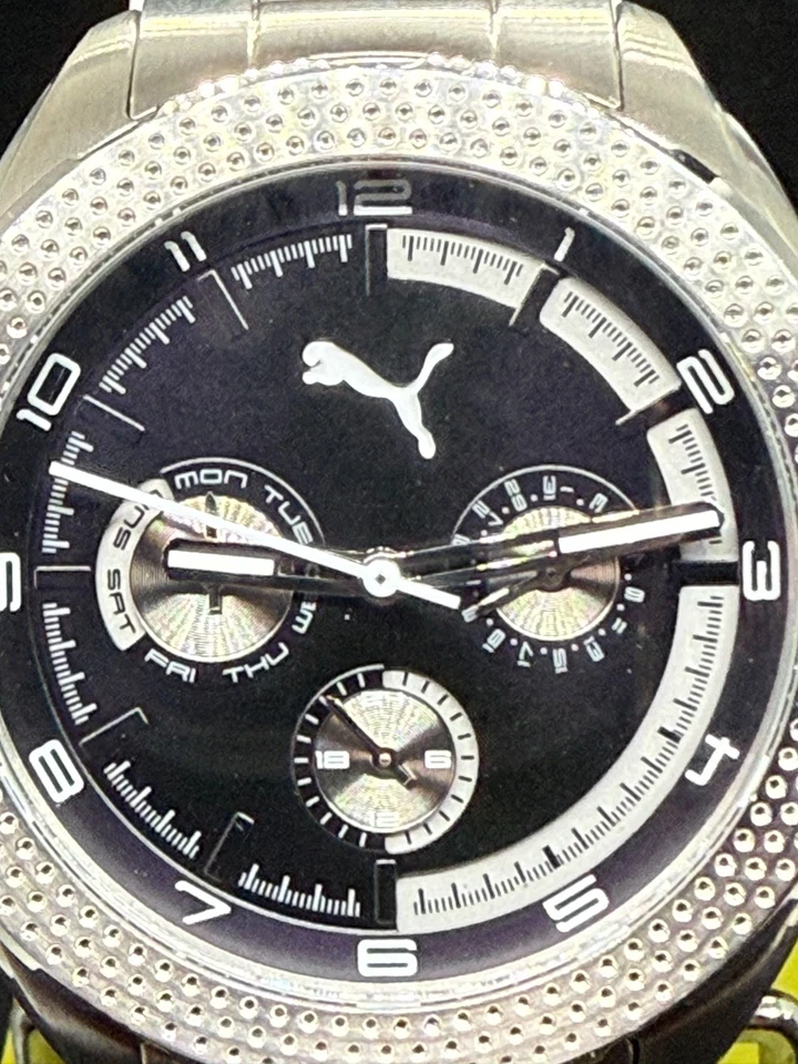 PUMA WATCH MEN'S QUARTZ BLACK DIAL - image 4 of 4