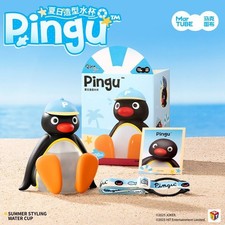 Pingu Penguin Tumbler Mug, Mini Portable Travel Cup for Birthday Christmas Gift