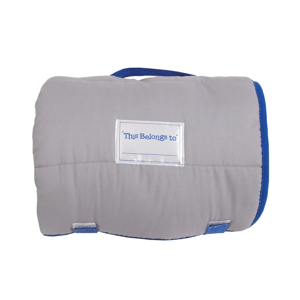 Disney Toy Story 4 - Alfombrilla para siesta Toys in Action para niños pequeños, azul, verde, amarillo, gris Foto 2 de 4