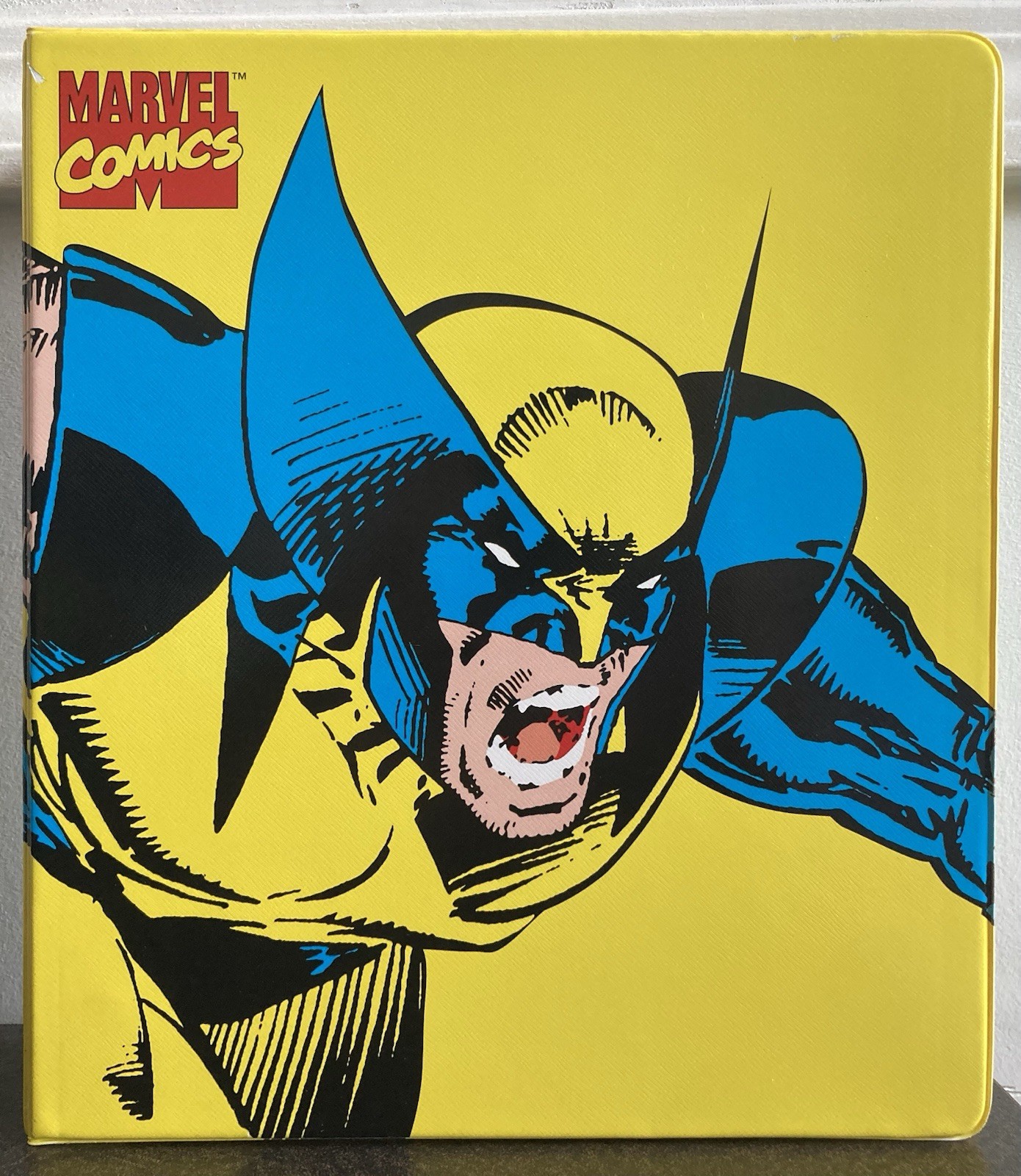 WOLVERINE MARVEL COMICS 1994 3 RING BINDER VTG 90S X-MEN COLLECTOR'S CARDS ALBUM