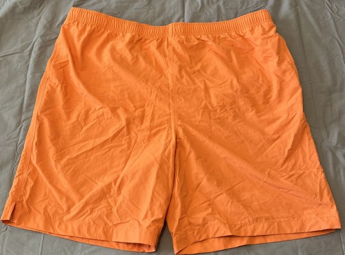 NWT Lands' End Men's Papaya Orange Swim Trunks Size XXL - Picture 1 of 10