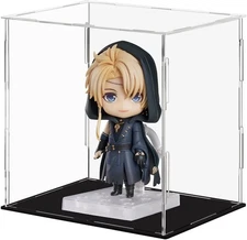Display Case 7.8x5.9x7.8inch 20x15x20cm for Collectibles Assemble Clear Acrylic