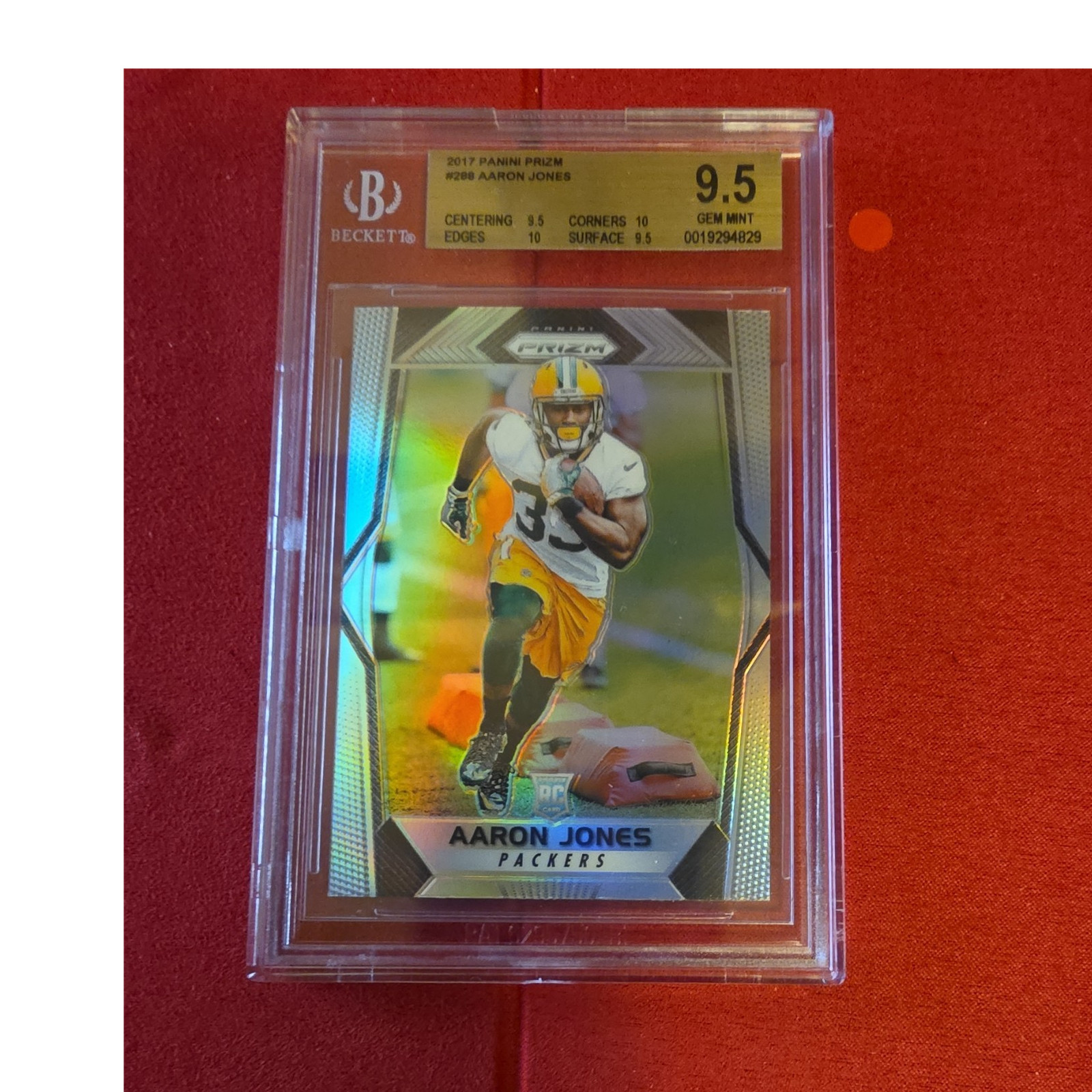 Aaron Jones Panini Prizm #288 Base