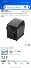 Bixolon SRP-330II Monochrome Thermal Printer - SRP-310IICOSK Ethernet & USB/ New