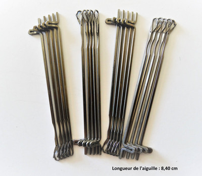 Konvolut 20 Nadeln 8,40 cm für Singer Phildar Superba Strickmaschinen
