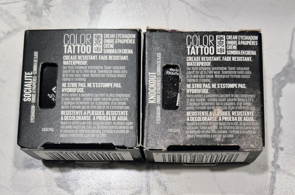 MAYBELLINE Color Tattoo Creme Eyeshadow *CHOOSE SHADE* NIB - Image 2 of 4