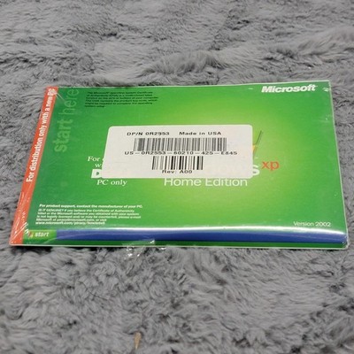 2002 Microsoft Windows XP Home Reinstallation Restore CD Dell OEM USA PC