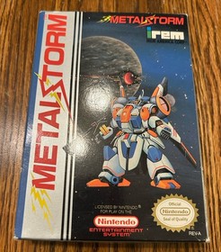 Metal Storm Nintendo NES Complete In Box CIB Protector