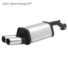 Remus Sportauspuff Mitsubishi Carisma Typ DA0 1.9 DID 2x92x78mm viereckig