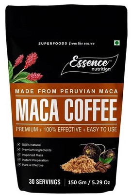 Essence Nutrition Maca Kaffee Pulver für Herren 150gm