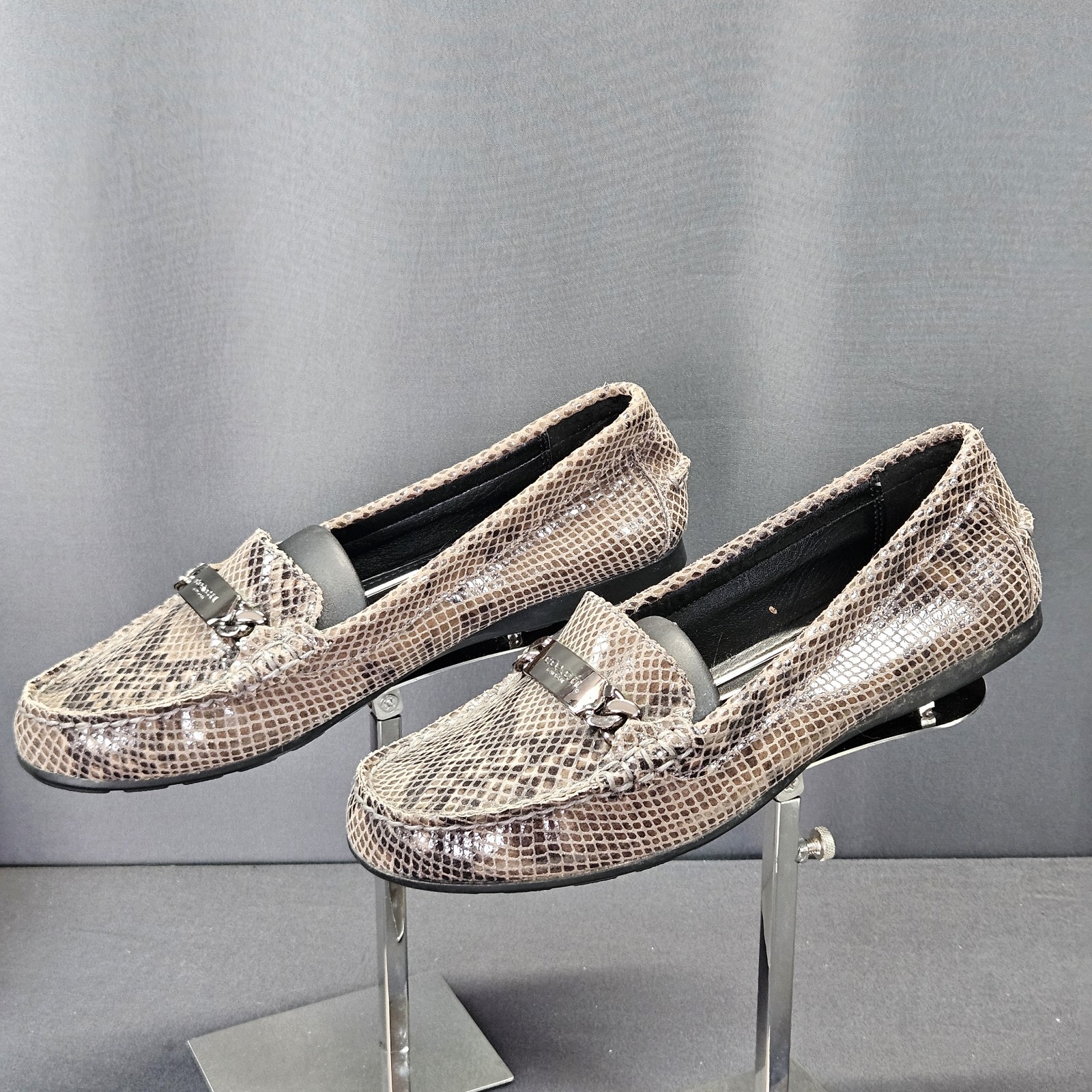 Coach Olive Brown Python Snakeskin Women's 8B Sli… - image 3