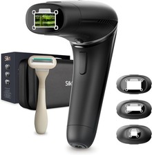 Silk'n 7 IPL Hair Removal Device Rotatable Head 3 Attachments Razor Unisex