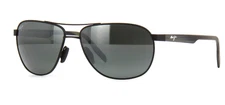 Maui Jim Castles 728-2m Black Polarized Sunglasses MJ0728S-001