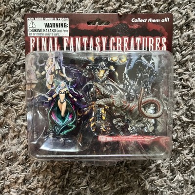 Final Fantasy Creatures Yunalesca & Cerberus Square-Enix Figure Set Free Ship C9