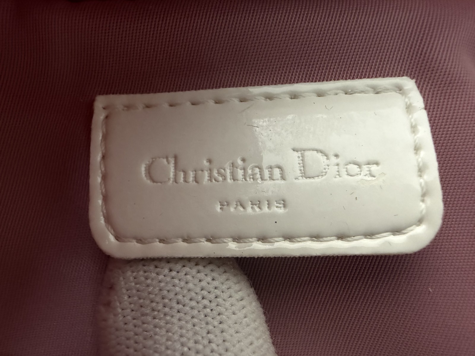 Dior Pouch Trotter Pink Canvas No2 CD Authentic thumbnail 9