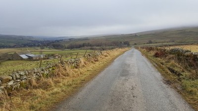 Photo 6x4 Lane near Hawkwell Head New Ho/NY8738  c2017