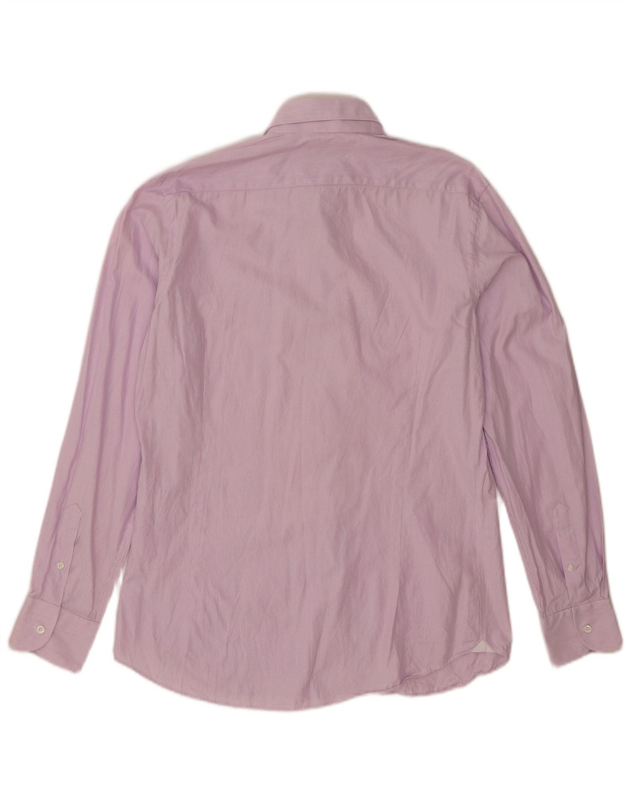 MASSIMO DUTTI Mens Slim Fit Shirt Size 40 15 1/2 Medium Pink Pinstripe AJ19 thumbnail 2