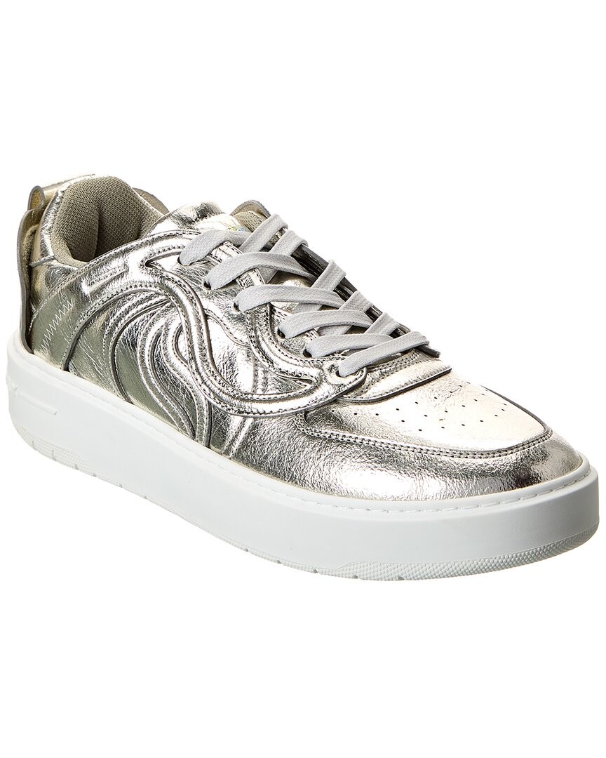 Stella Mccartney S-Wave 1 Wrinkly Sneaker Womens Silver 35 39390₽