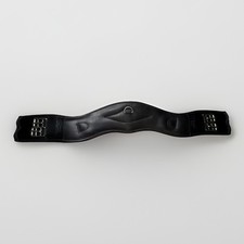 LOGIC BY COUNTY Padded Black Leather Dressage Girth 28" EXCELLENT Condition