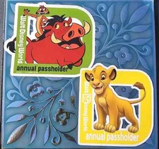 Walt Disney passholder Magnet Timon And Pumba and simba "2 FAN ART MAGNET "