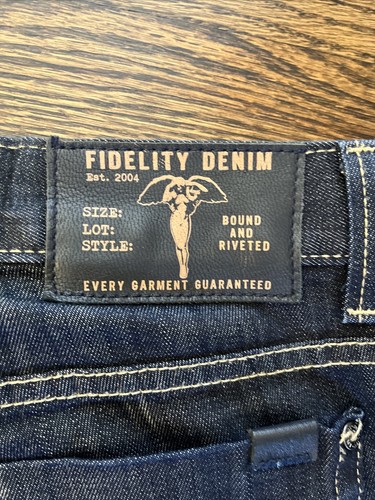 Fidelity Men's Camino Stretch Jeans in Pacific Rinse Blue Denim 32 (waist 34) - Picture 13 of 13