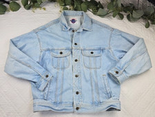 VTG Hard Rock Cafe San Fransico Denim Jacket Trucker Size L Made in USA