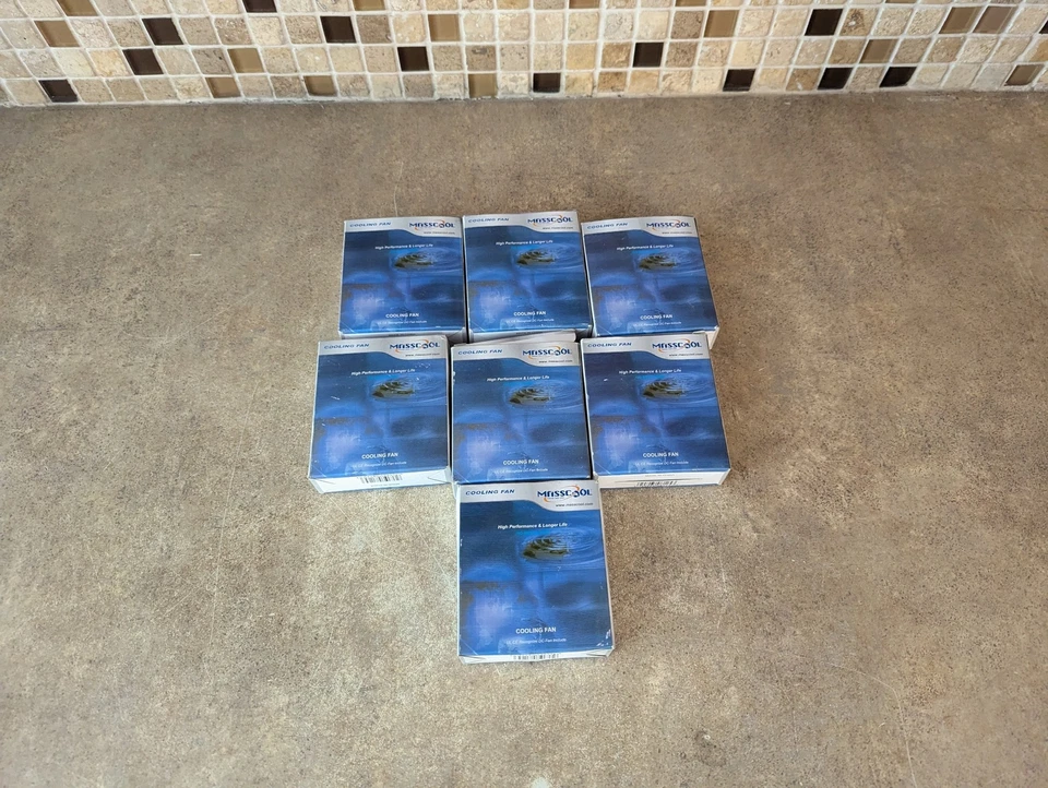 LOT OF 7 MASSCOOL FD08025S1M3/4 COOLING FANS A5-8 - Image 2 of 3