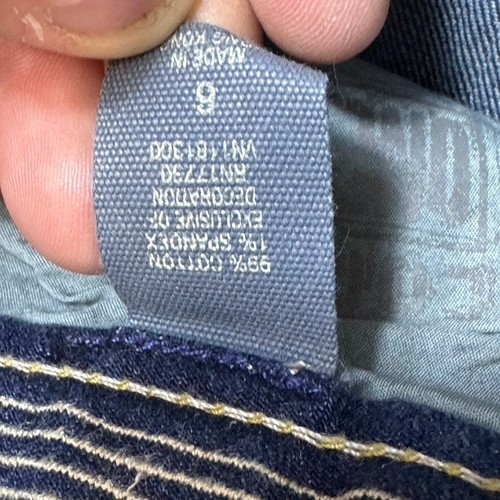 Converse Jeans Size 6 Womens Blue Bootcut Vintage - Picture 12 of 17
