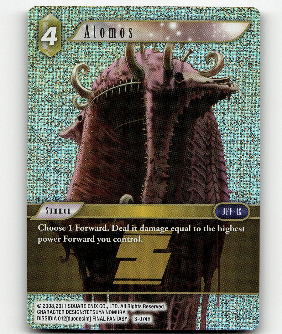 FOIL - Final Fantasy - Atomos - Opus III | eBay