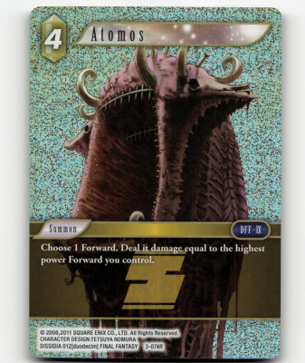 FOIL - Final Fantasy - Atomos - Opus III