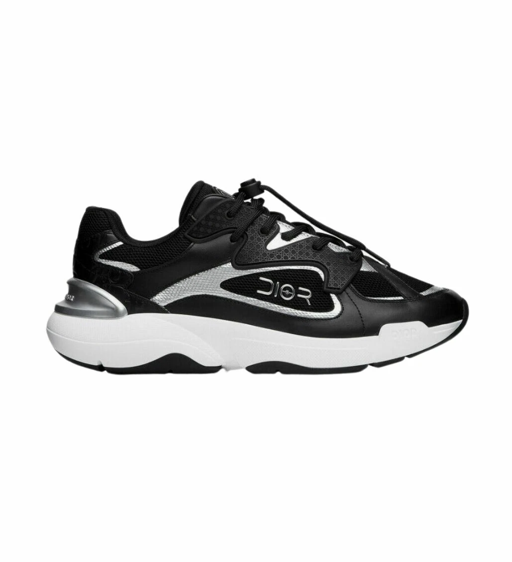 Baskets Dior B24 Sorayama   Noir, Blanc et Argent