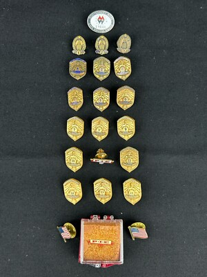 #ad Vintage P.I.E Pacific Intermountain Express Trucking Lapel Pins 15 Years Service $56.99