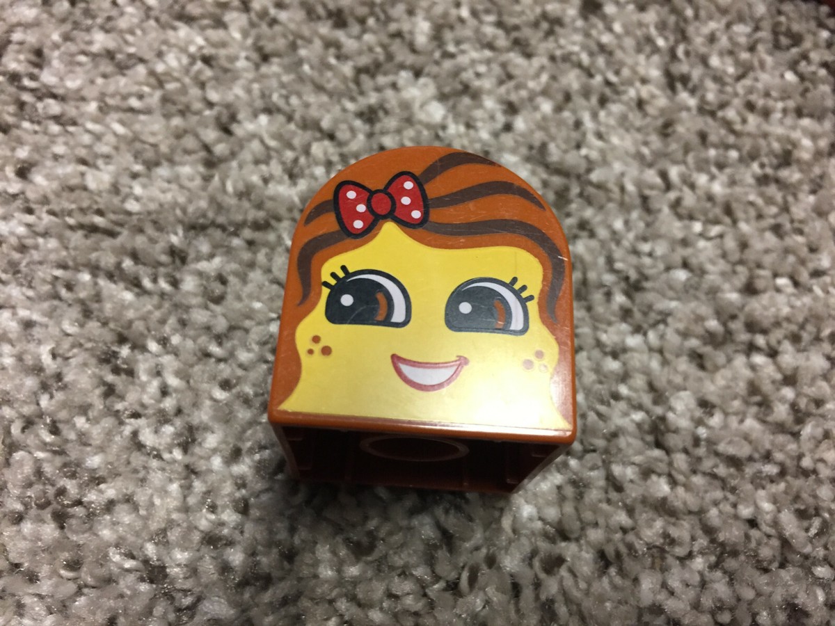 Lego duplo brick 2x2x2 Curve round Top face clock tree flower bell