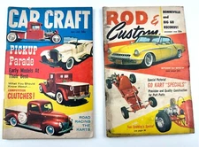 Lot of 2 Car Craft (March 1959) & Rod & Custom (Dec. 1959) Magazines See 15 Pics
