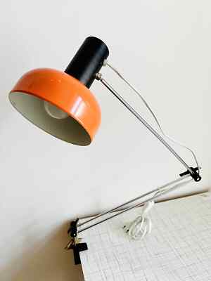 Josef Hurka Gelenklampe Napako 70er CSSR vintage mid century chrom Lidokov 60er