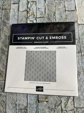 NEW Stampin Up QUATREFOIL TILE  EMBOSSING FOLDER