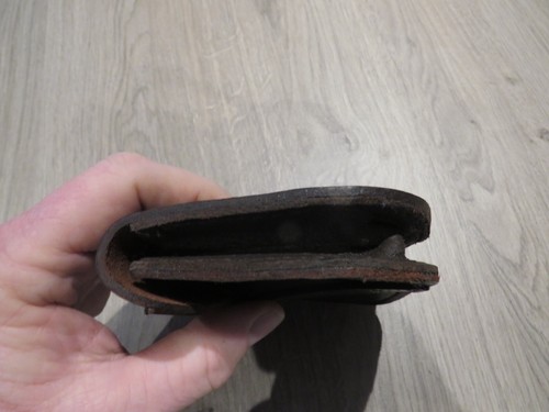WW 1 REPRODUCTION SAM BROWNE OFFICERS LEATHER CARTRIDGE POUCH (2) - Picture 4 of 11