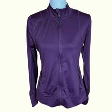 Kyodan Long Sleeve Track Style Jacket Zip Front with Thumbholes Size Medium