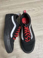 Vans Off The Wall Mens Size 4 Women Size 5.5 Black Casual Skate shoes Sneakers