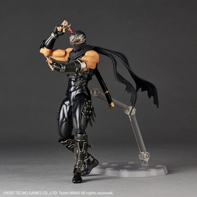 リュウハヤブサ　REVOLTECH NINJA GAIDEN II Kaiyodo Revoltech Ryu Hayabusa Figure NINJA GAIDEN 2 with